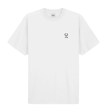 T-Shirt Arte Antwerp Homme Teo Small Heart White