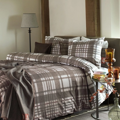 Dekbedovertrek Lifestyle Jean D'arves Brown Flanel