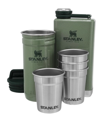Shot Glass Set Stanley Adventure + Flask Gift Set Hammertone Green