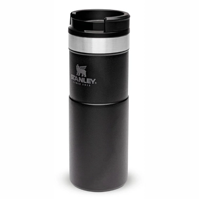 Thermosbeker Stanley The NeverLeak Travel Mug Matte Black Pebble 0,47L