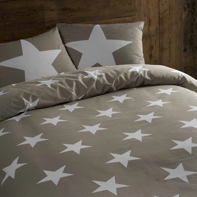Dekbedovertrek DayDream Stars Beige Flanel