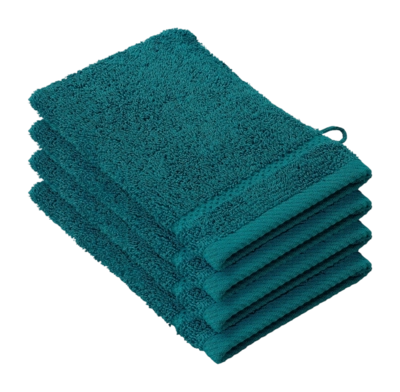Waschlappen De Witte Lietaer Stephanie Lake Green (4er Set)