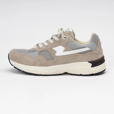 Trainers Stepney Workers Club Men Amiel S-Strike Suede Mix Light Grey ...