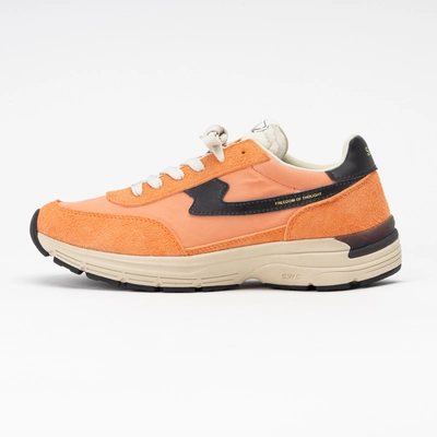 Sneaker Stepney Workers Club Osier S-Strike Geo-Merged Herren Sport Orange