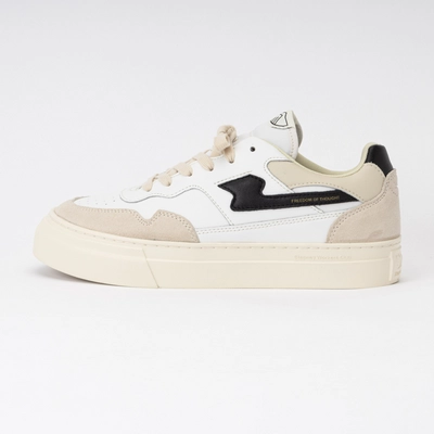 Baskets Stepney Workers Club Homme Perle S-Strike Leather Spring Black