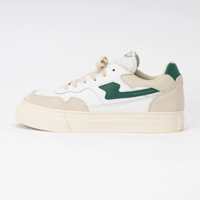 Baskets Stepney Workers Club Homme Pearl S-Strike Leather Spring Green