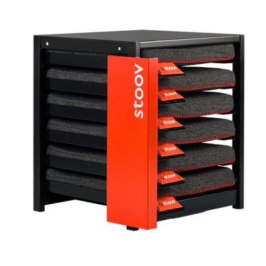 Oplaadkast Stoov® Dock6 ECO Open Charcoal