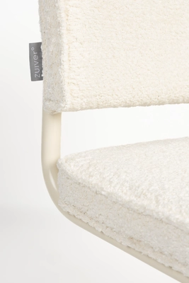 Chair Zuiver Ridge Soft Chair Off White | Etrias Brands