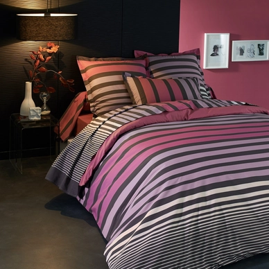 Parure de Lit Tradilinge Stripe Camelia Percale