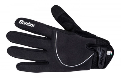 Fietshandschoen Santini Unisex Studio Winter Air Tunnel Black