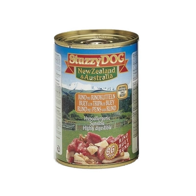 Blikvoer Stuzzy Dog Adult Rund & Pens (24 stuks) 24 x 400 g