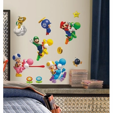 Muursticker Mario