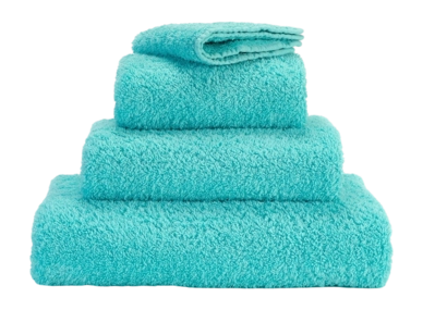 Waschlappen Abyss & Habidecor Super Pile Turquoise (17 x 22 cm)