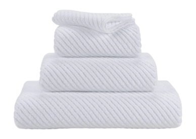 Serviette de Toilette Abyss & Habidecor Super Twill White (55 x 100 cm)