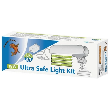 Aquariumverlichting Ultra Safe Light Kit 18 Watt Chroom Superfish