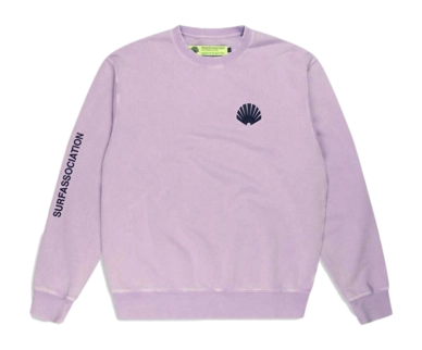 Sweater New Amsterdam Surf Association Men Logo Sweat Lilac