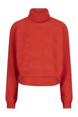 Sweater Dante6 Women Yuria Turtle Neck Fiery Red