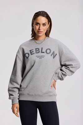 Sweater Deblon Women Cathy Grey Melange