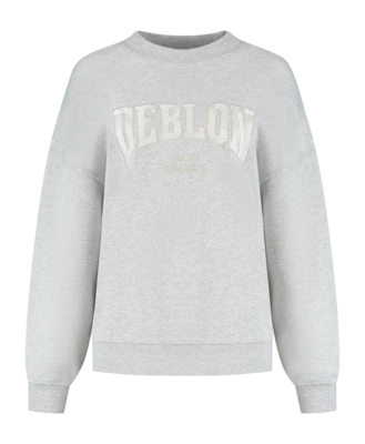 Sweater Deblon Women Lior Light Grey Melange