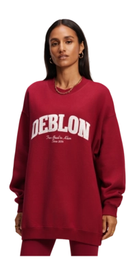 Sweater Deblon Women Phoebe Crimson Red