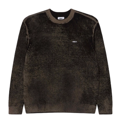 Sweater Obey Men Obey Spray Effect Black Multi