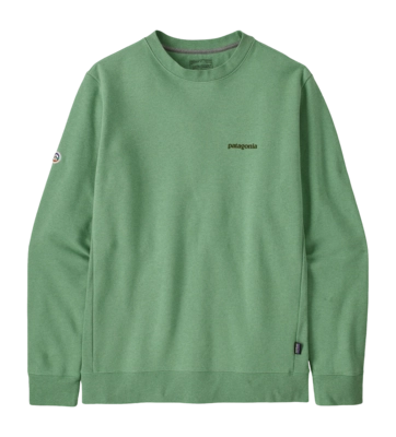 Sweater Patagonia Unisex Fitz Roy Icon Uprisal Crew Sweatshirt Ellwood Green