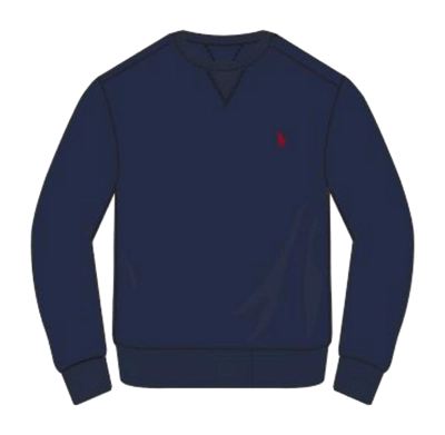 Sweater Ralph Lauren Men Lightweight Fleece Cruise Navy