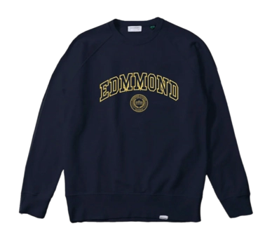 Sweatshirt Edmmond Studios Men Stamp Plain Navy
