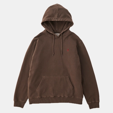 Sweatshirt Gramicci Unisex One Point Hooded Brown Pigment
