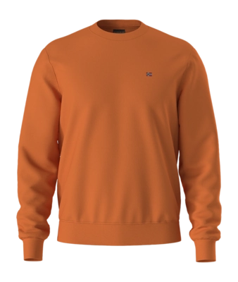 Sweatshirt Napapijri Men Balis Crew 1 Orange Pumpkin