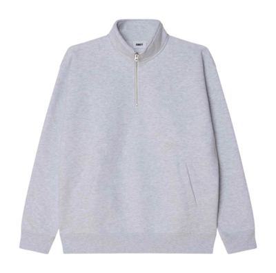 Sweatshirt Obey Men Established Works Bold Mockneck Ash Grey