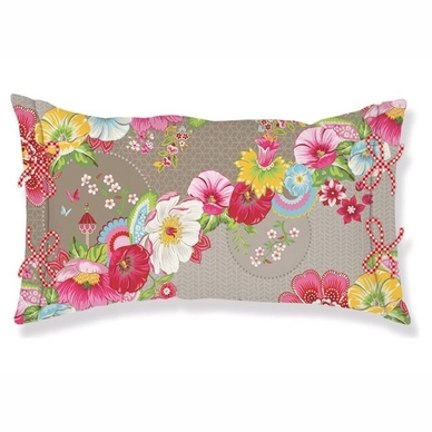 Sierkussen Pip Studio Swinging Flowers Khaki Katoen (35 x 60 cm)