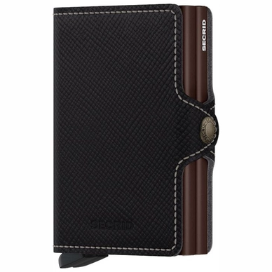 Portemonnaie Secrid Twinwallet Saffiano Brown