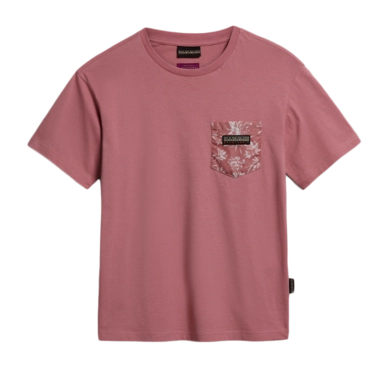 T-Shirt Napapijri x Liberty Femme Candolle PB1 Pink Lulu