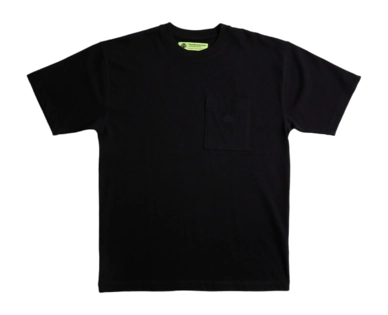 T-Shirt New Amsterdam Surf Association Homme Wax Tee Black