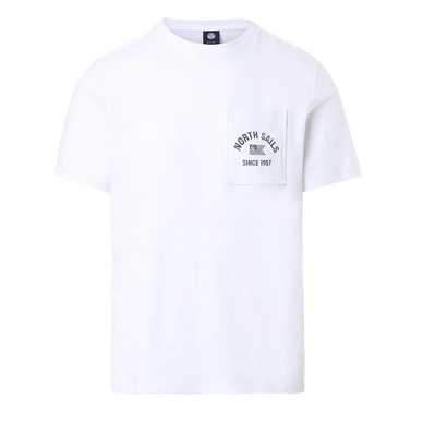 T-Shirt North Sails SS T-Shirt With Pocket Herren White