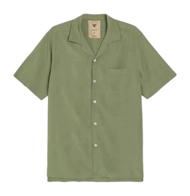 T-Shirt OAS Green Plain Herren