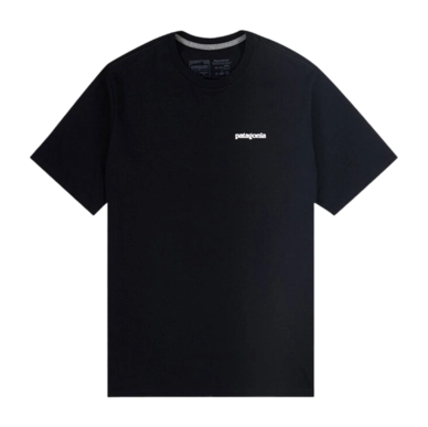 T-Shirt Patagonia Mens P6 Logo Responsibili Tee Black