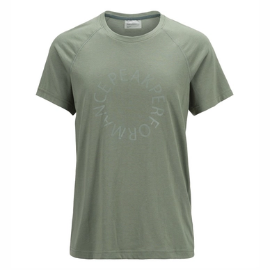 T-Shirt Peak Performance Men Track Slate Green