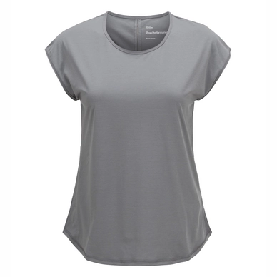 T-shirt Peak Performance Women Epic Cap Grey melange