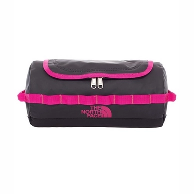 Toilettas The North Face Base Camp Travel Canister Black Luminous Pink L