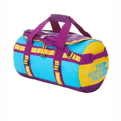 Travel Bag The North Face Base Camp Duffel Purple Gold Small