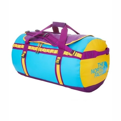 The North Face Base Camp Duffel Purple Gold Large