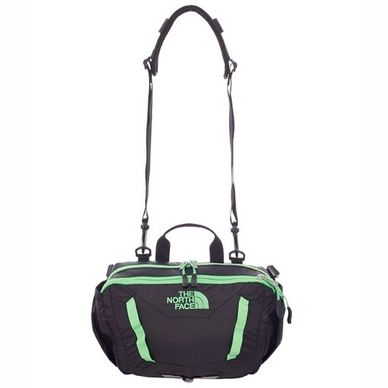 Schoudertas The North Face Tioga Lumbar Black Krypton Green