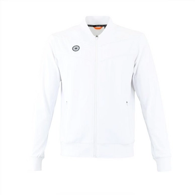 Maillot de Tennis The Indian Maharadja Baroda Chevron Half Zip Men White
