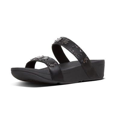 FitFlop Lottie™ Crescent Stud Slide Black