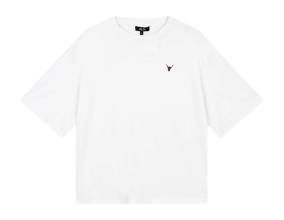 T-Shirt Alix The Label Women Back Logo Soft White