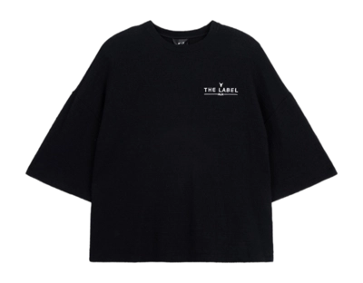 T-Shirt Alix The Label Women Boucle Black