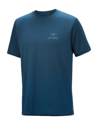 T-Shirt Arc'teryx Men Kragg SL Cotton Bird Word SS Nightscape Lt Night