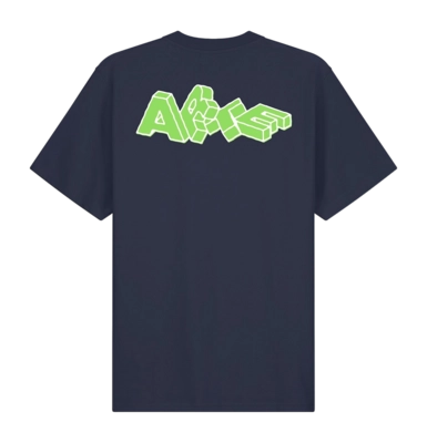 T-Shirt Arte Antwerp Men Blocks Print Navy